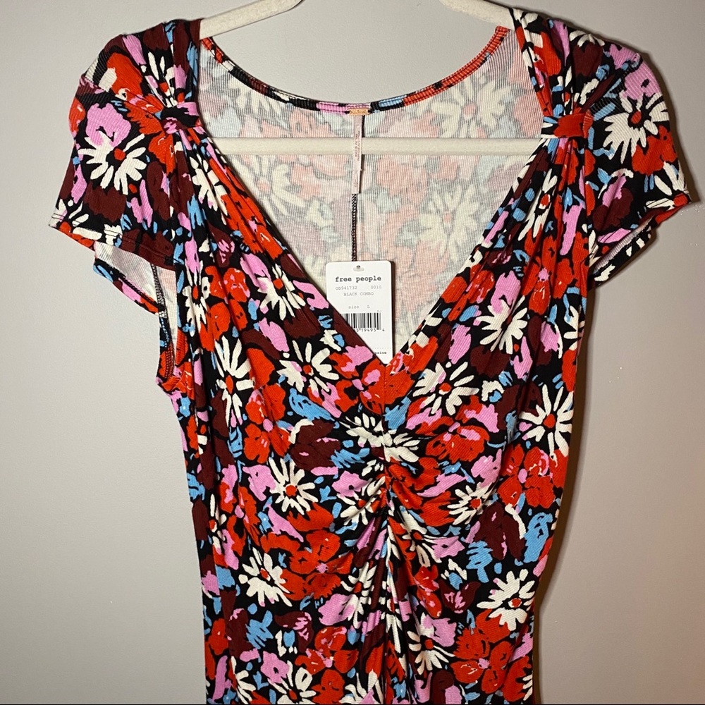 ❌SOLD❌NEW Free People Key to Your Heart Floral - Picture 3 of 5